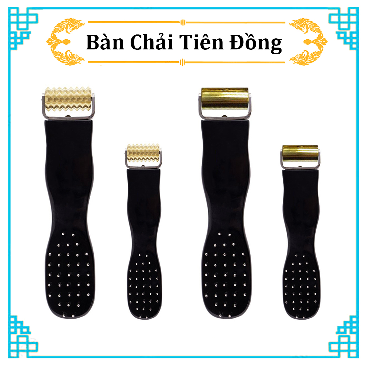 [HCM] Bàn Chải Tiên Đồng Láng - Dụng Cụ Diện Chẩn 2 Size Lớn Nhỏ, Phụ Kiện Mát Xa Chăm Sóc Da, Body