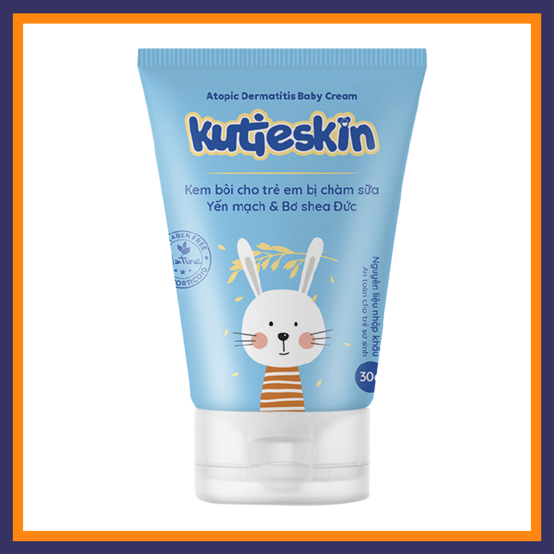 Kutieskin 30gr giành cho da em bé bị chàm , lác sữa