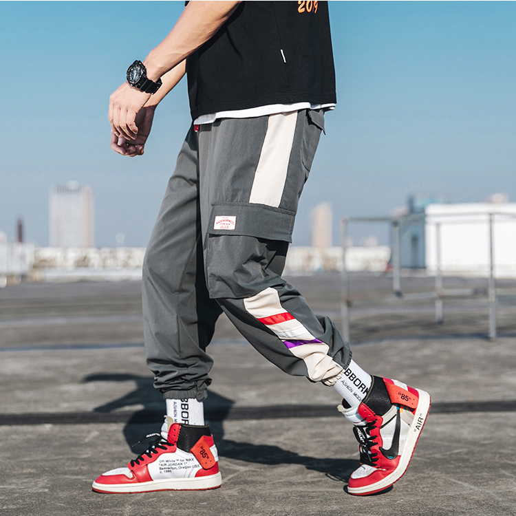[ Deal Độc Quyền ] Quần Jogger Nam Cạp Chun Phối Sọc Dáng Hiphop Có Túi Phong Cách Sành Điệu Cực Chất NTD QUAN NAM 052