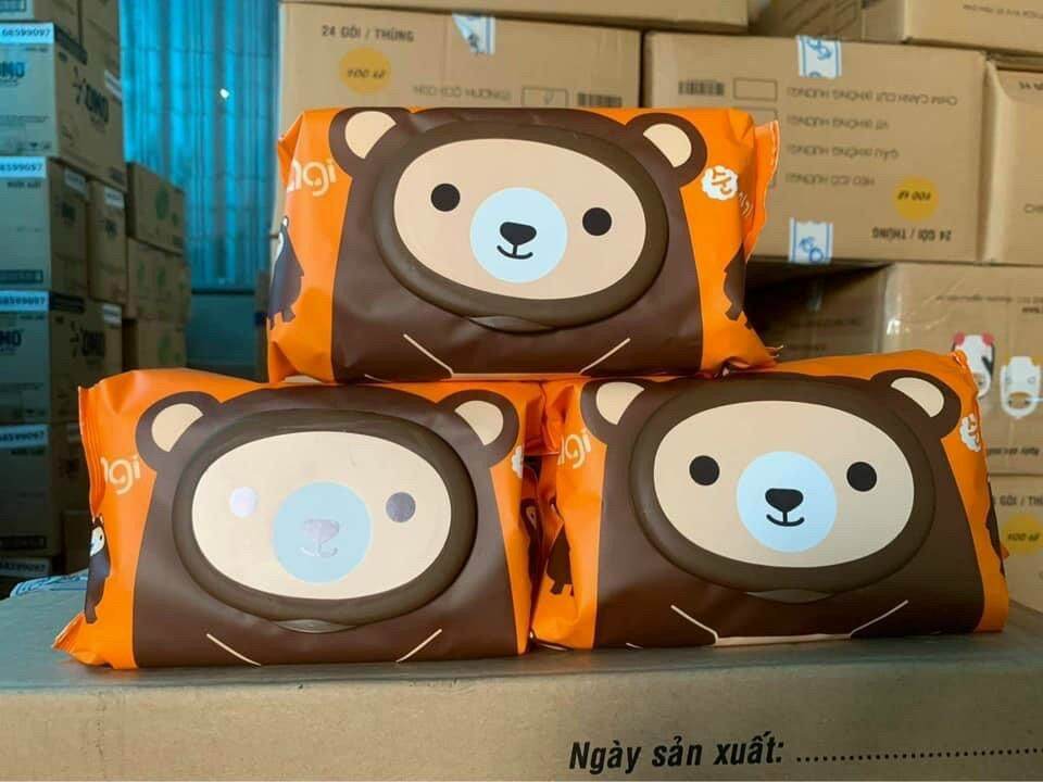 [HCM]Combo 3 gói khăn ướt Agi không mùi 100 tờ