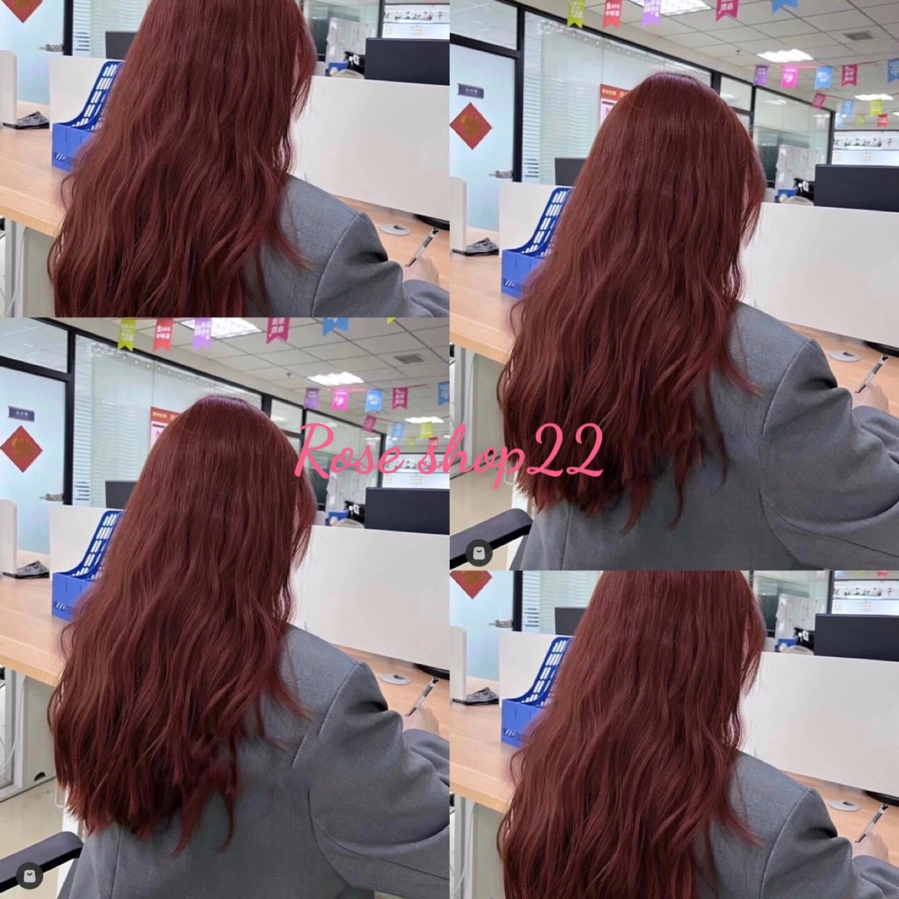 Combo Hair Dye (Copper Red) + Oxygen