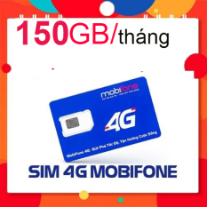 Sim 4G Mobifone Tặng 150GB/tháng 5gb/ngày chỉ với 90k/tháng.