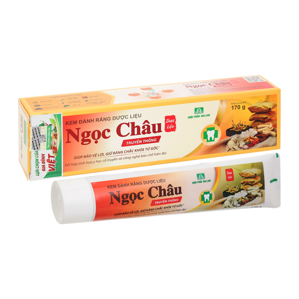 Kem đánh răng dược liệu NGỌC CHÂU 170G