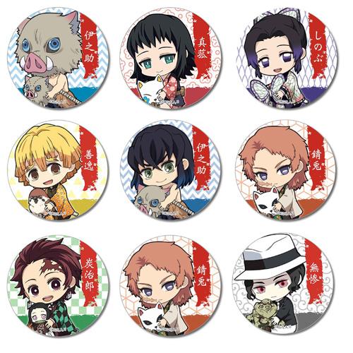 1 set 5 huy hiệu anime kimetsu no yaiba