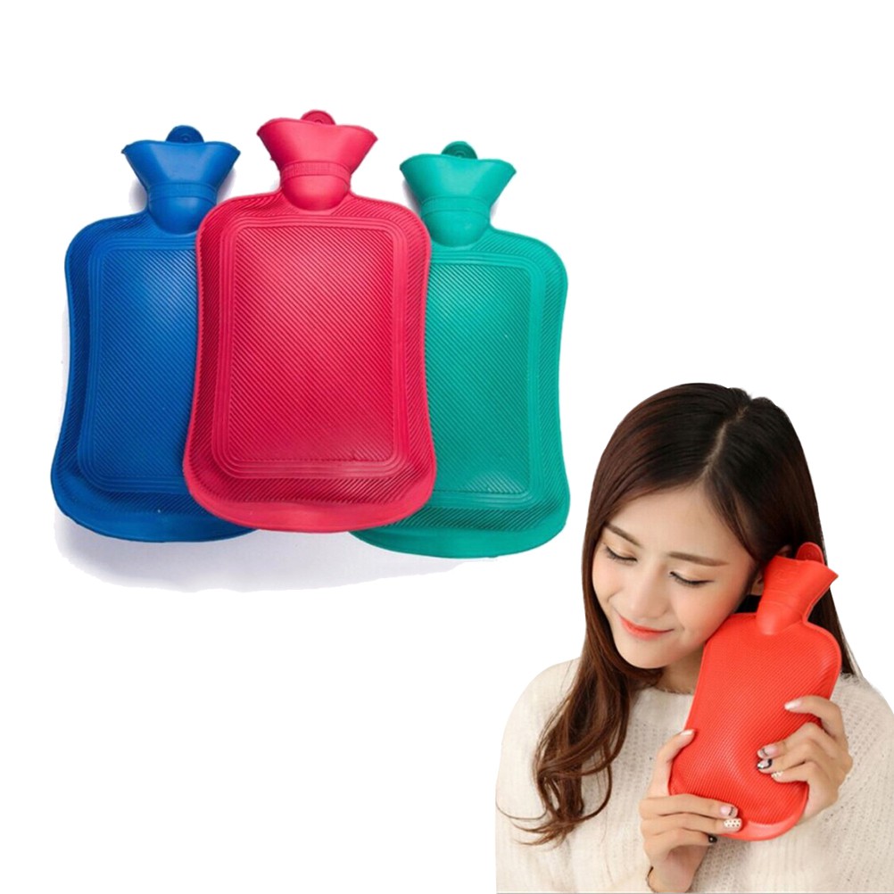 Túi chườm cao su nóng, lạnh cỡ lớn 2000ml chườm bụng giảm đau