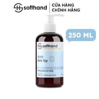 Nước rửa tay Softhand Hoa Sen Trắng 250mL giúp làm sạch tay hiệu quả, dưỡng ẩm, không gây khô da thumbnail