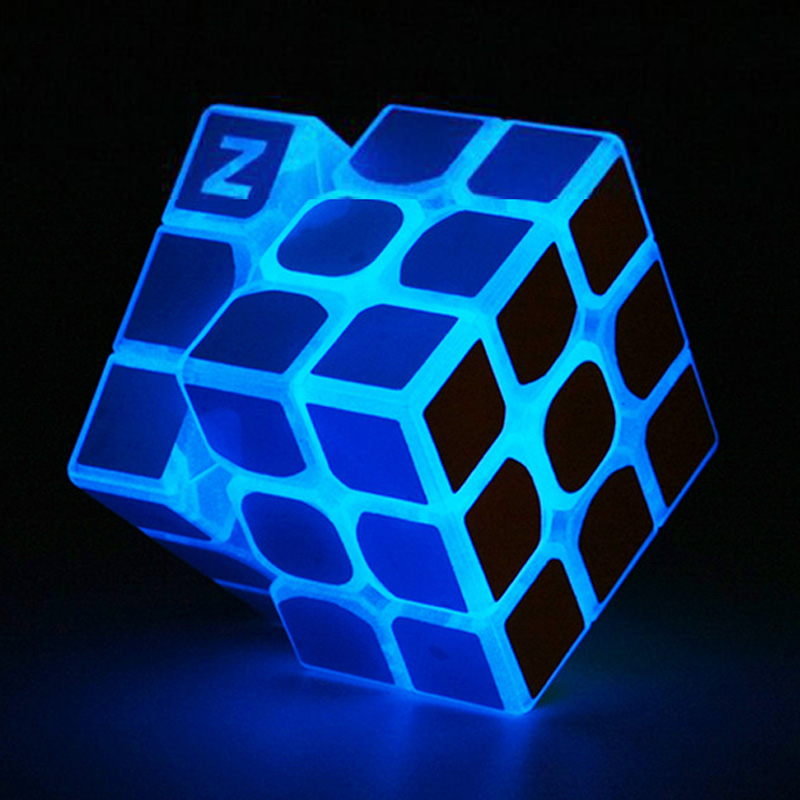 Đồ chơi Rubik 3x3 Dạ Quang Phát Sáng Zcube Luminous