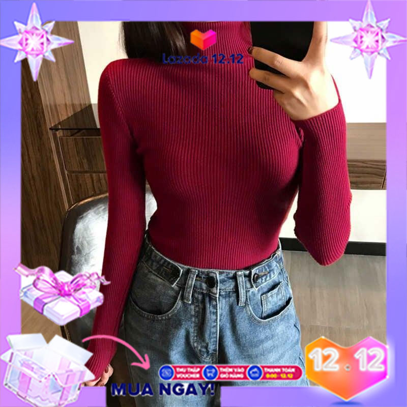 Áo Len Tăm Cổ Lọ