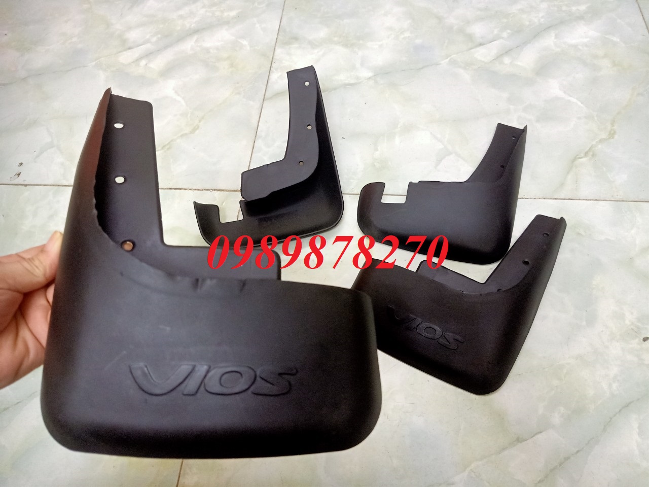 Bộ chắn bùn xe Toyota Vios đời 2003-2006 ( có chữ Vios)