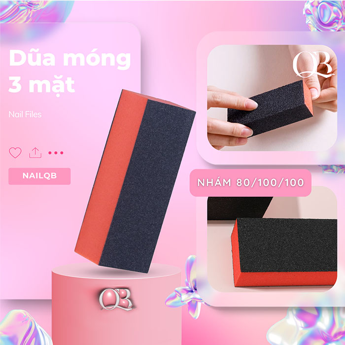 Buffer dũa móng 3 mặt