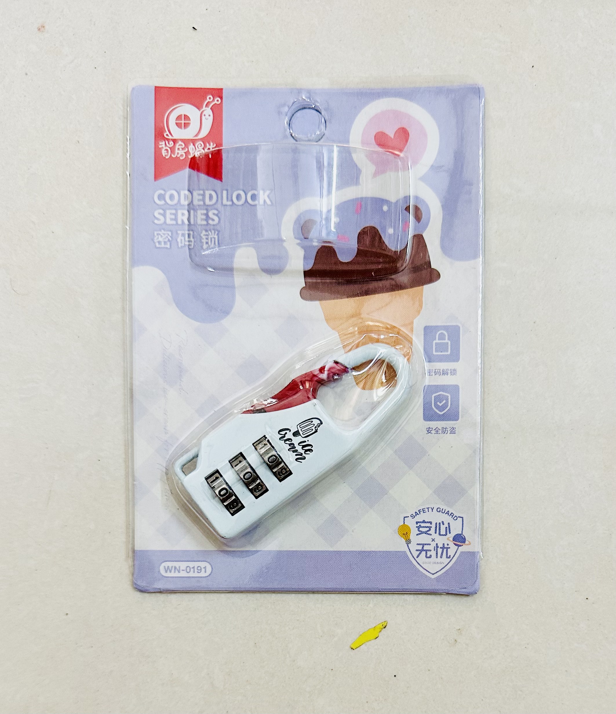 Ổ khoá mini - Tiện dụng - Dạng mật mã - Cách đổi mật khẩu dưới mô tả