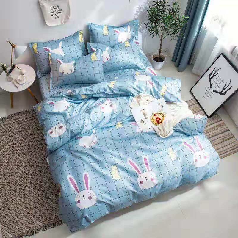 (FreeShip MAX) Bộ 4 Món Chăn Ga Gối Nhập Khẩu