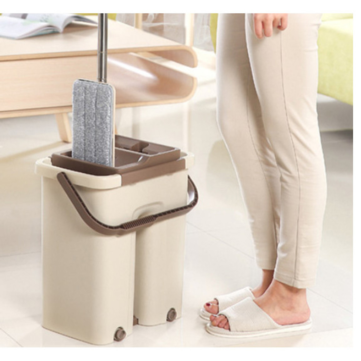 Set wipe home included tank Smart Mop home rectangle, table 360 degree rotation mop clean every corner
