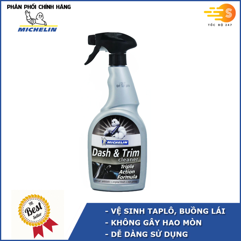 Dịch Vệ Sinh Buồng Lái Michelin Dash & Trim Cleaner 1078