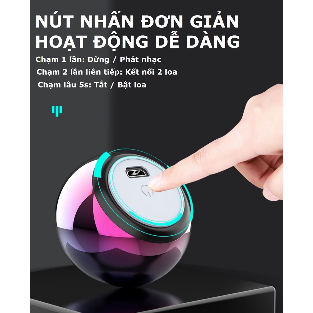 Loa Mini Bluetooth Led Nháy Theo Nhạc