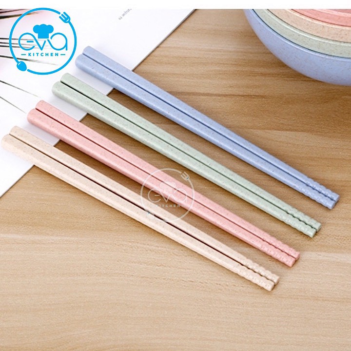 Bộ Chén Ăn Dặm Lúa Mạch Gồm Đũa Muỗng Nĩa Cho Bé