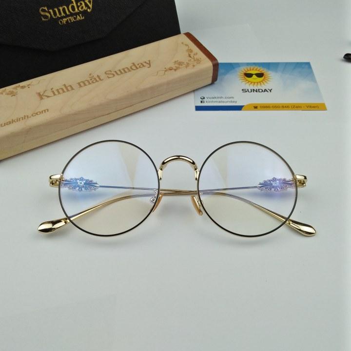 Gọng kính cận chrome heart CH03