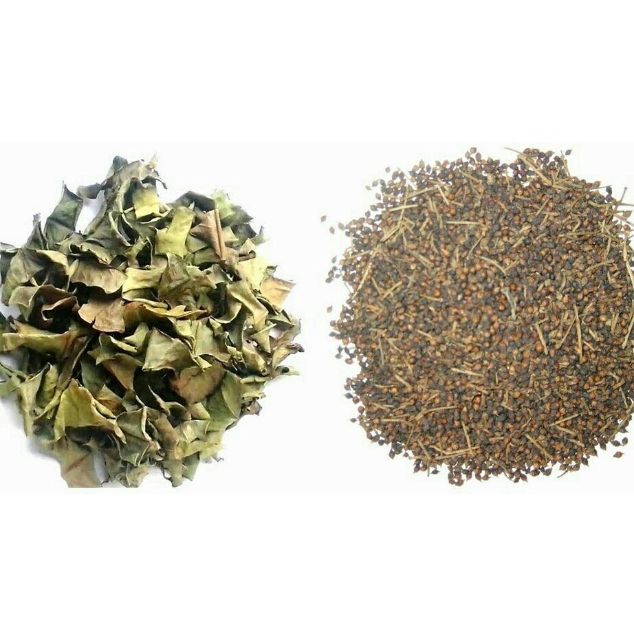 Combo 1kg lá vối khô và 1kg nụ vối khô