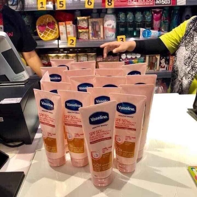 ? VASELINE 50X hàng siêu thị Thái Lan