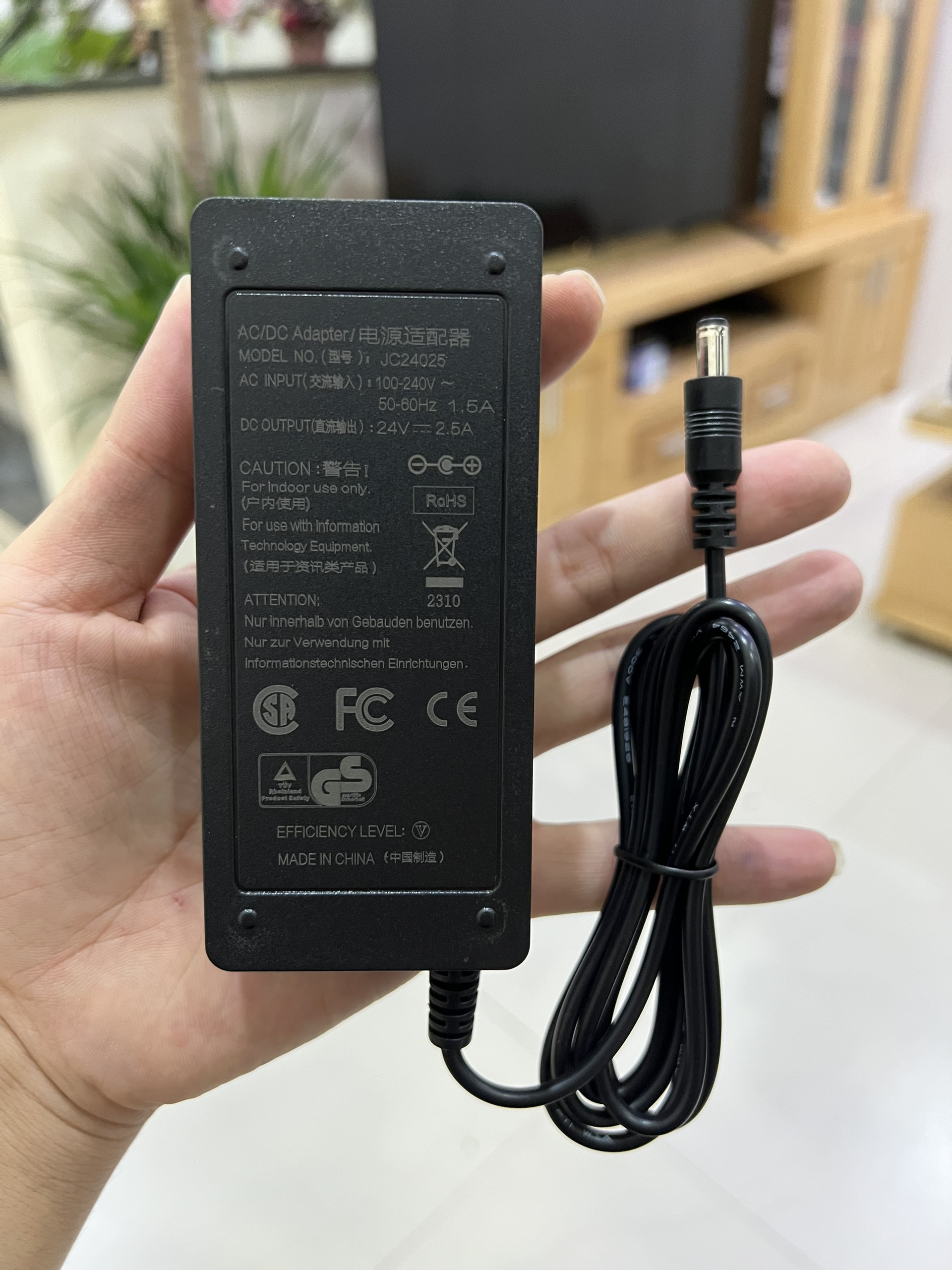 adaptor nguồn 24v 2.5a 60w loại tốt