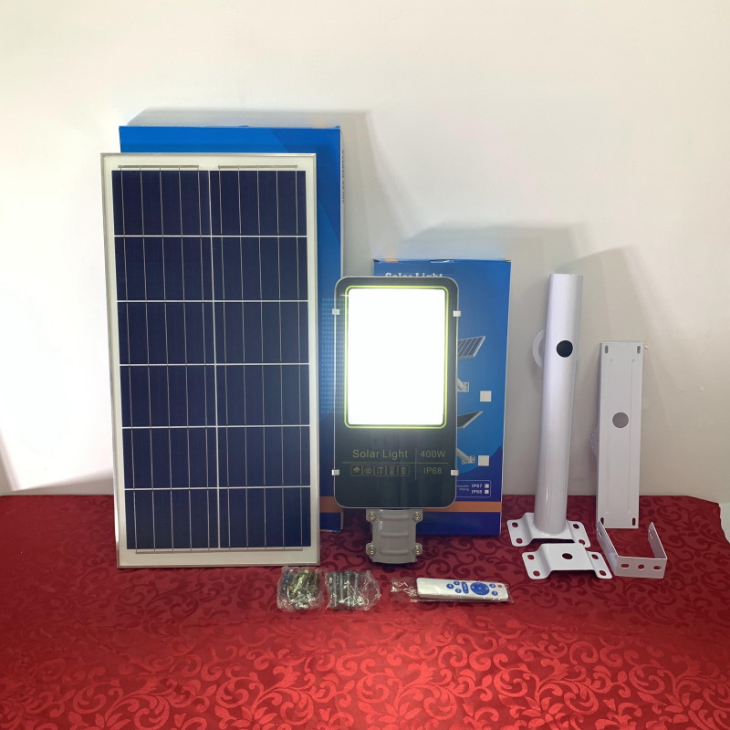 [ Siêu Sáng ] Đèn cao áp năng lượng mặt trời, đèn bàn chải năng lượng 400w ngoài trời chống nước ip68 sáng 12-15h liên tục