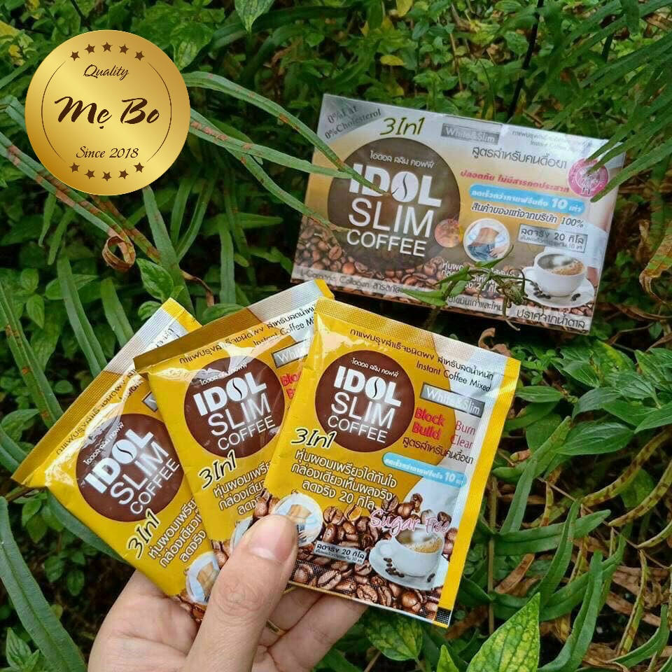 Cà Phê IDOL SLIM 3in1 Thái Lan 10 gói VÀNG