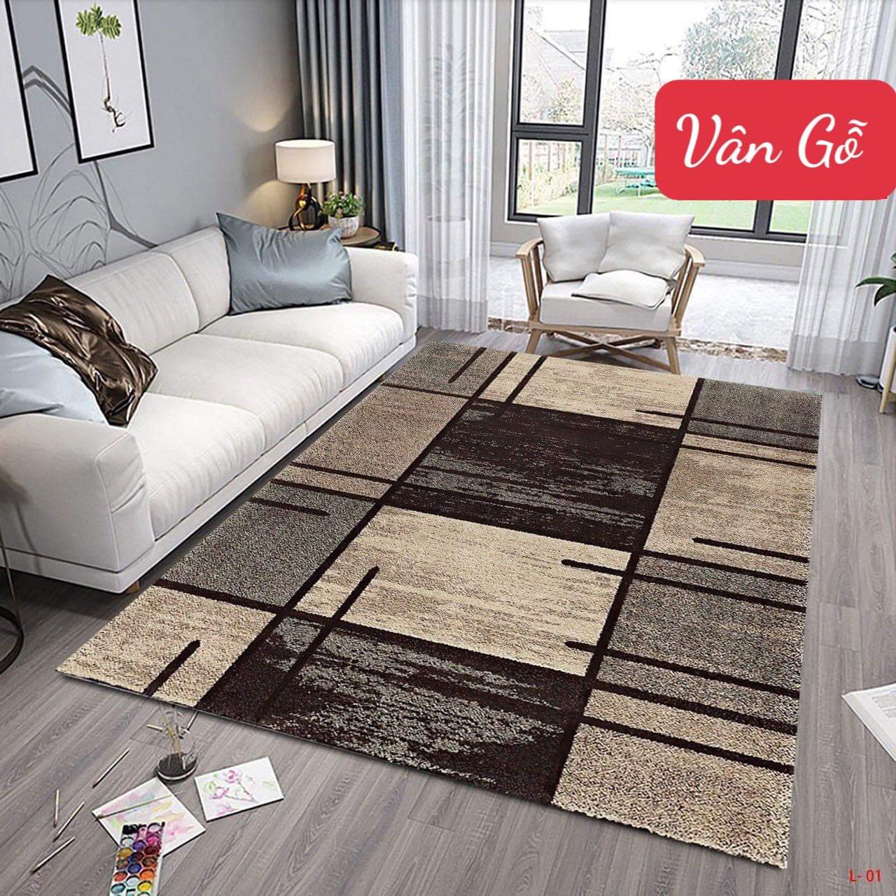 (HÀNG LOẠI 1 ) Thảm trải sàn Bali 3D 1m6x2m3 mẫu mã đa dạng