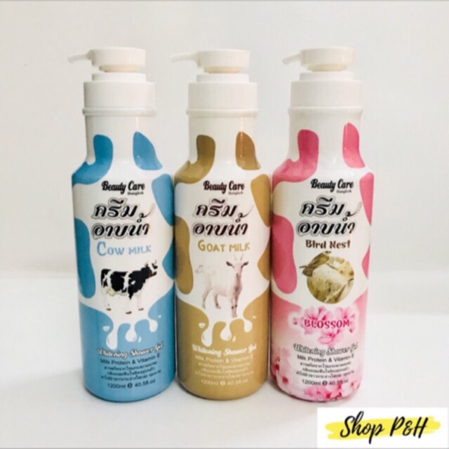 Sữa tắm bò Thái 1200ml
