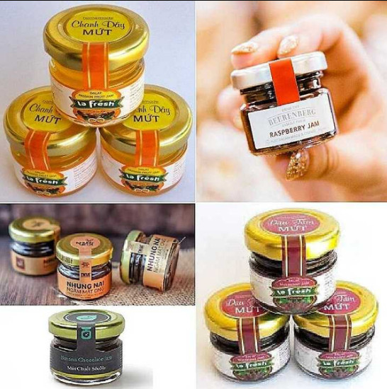 Hũ Thủy Tinh Nhỏ 30ML mẫu Trụ Tròn nắp thiếc vàng – Lọ đựng mật ong, sữa ong chúa, thực phẩm, mỹ phẩm