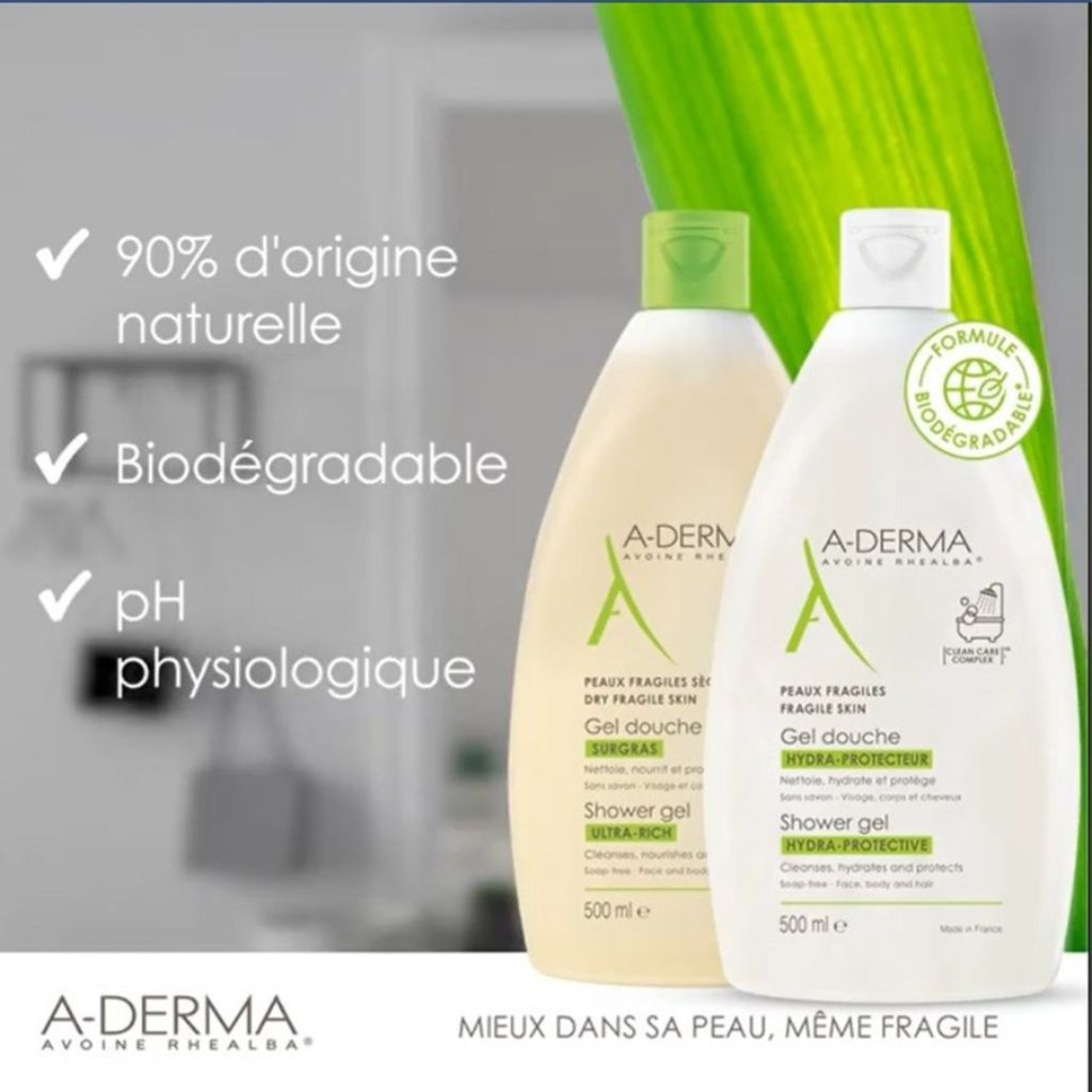 Sữa Tắm Giảm Mụn Lưng Aderma 500ml