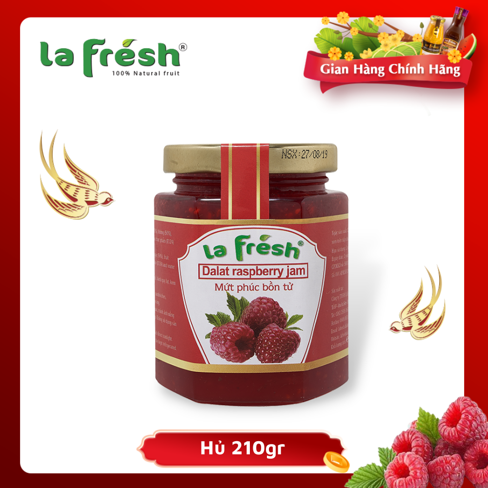 [HCM]Mứt Phúc Bồn Tử LaFresh Đà Lạt 210g
