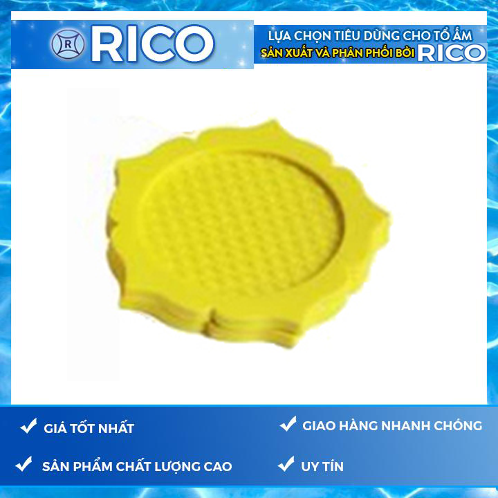 Bộ 10 miếng lót ly Rico LP0135 (Đen)