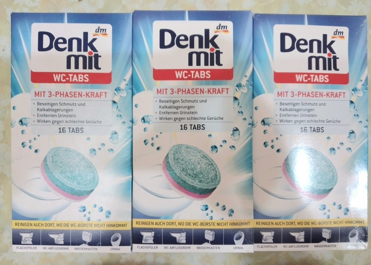 Viên tẩy bồn cầu Denkmit của Đức