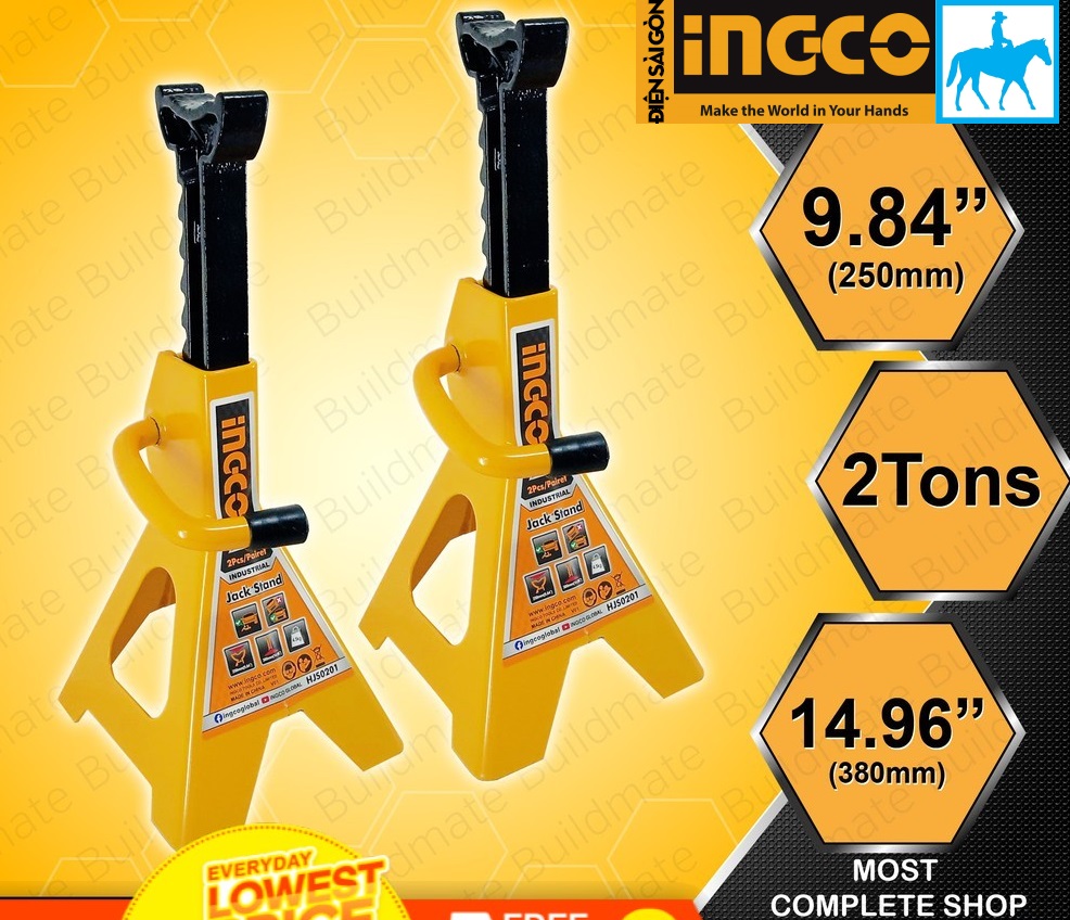Bộ 2 đội kê 2 tấn Ingco HJS0201