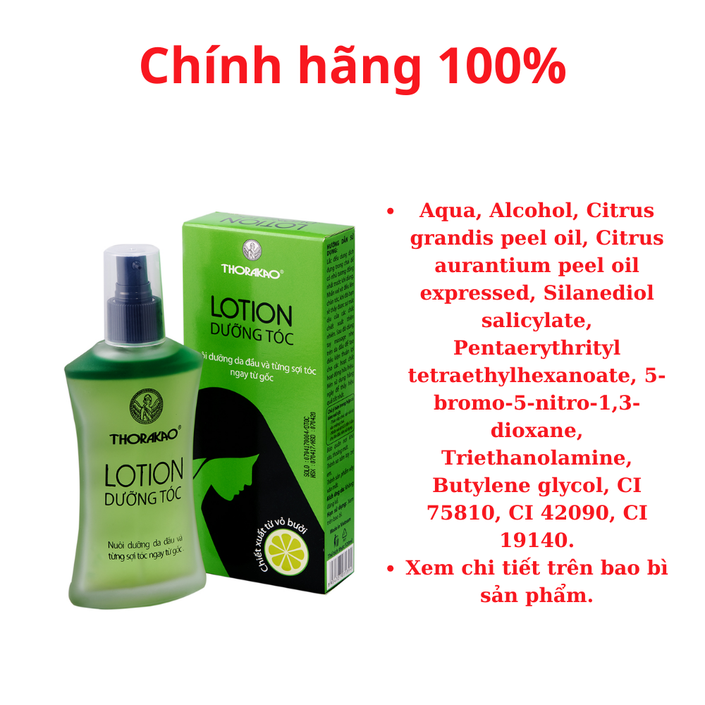 Thorakao lotion dưỡng tóc 120ml