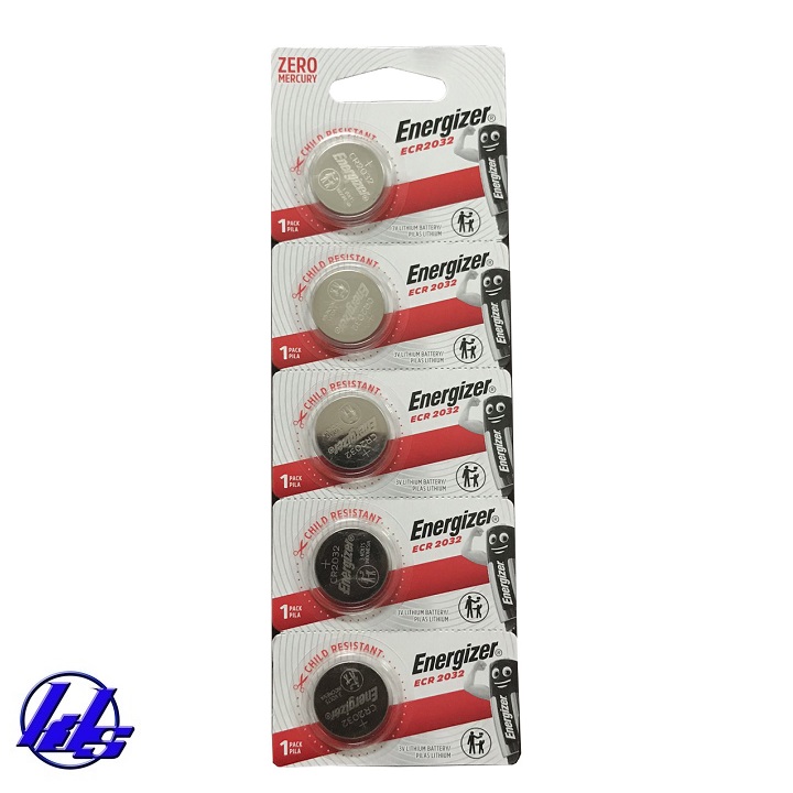 Pin CR2032 Energizer Lithium 3V - Vỉ 5 viên
