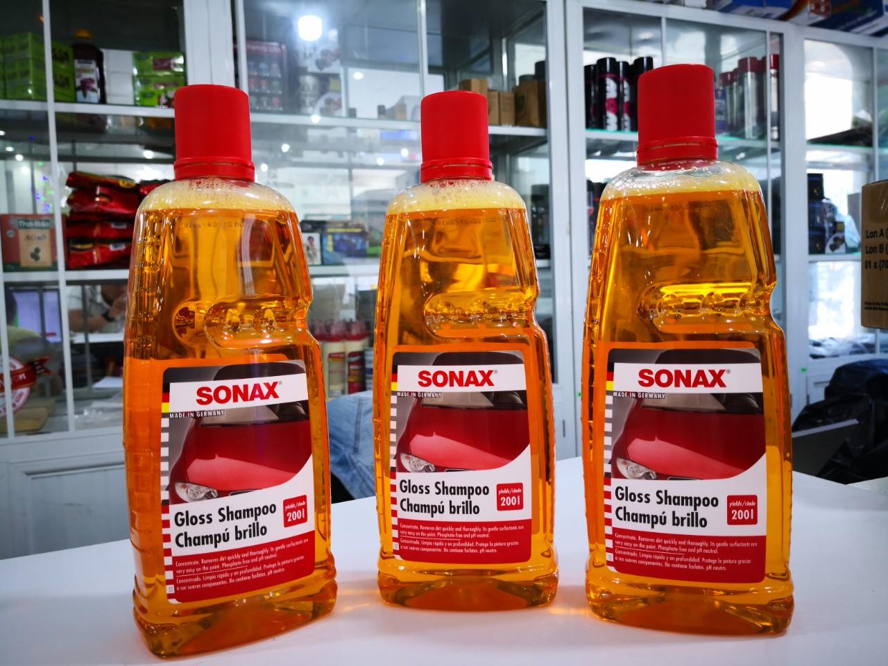 [HCM]Nước Rửa Xe Đậm Đặc Sonax Gloss Shampoo 1000ml