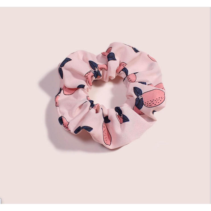 [ATKSHOP] Cột tóc voan scrunchies trái cây