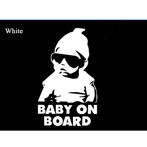 Tem Decal BABY ON BOARD Trang Trí Ô Tô