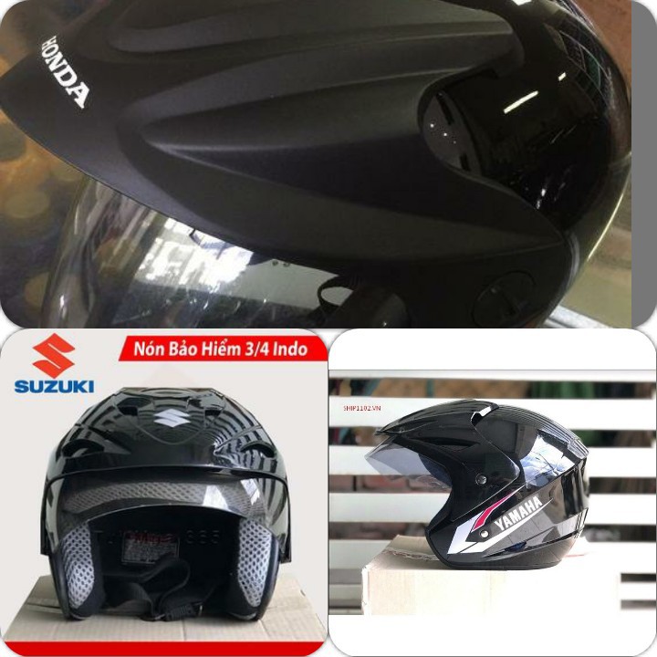 [HCM]Nón Bảo Hiểm 3/4 Nhập Khẩu Theo Hãng Xe ⚡ĐƯỢC TRỢ GIÁ⚡ [Hàng Loại 1]