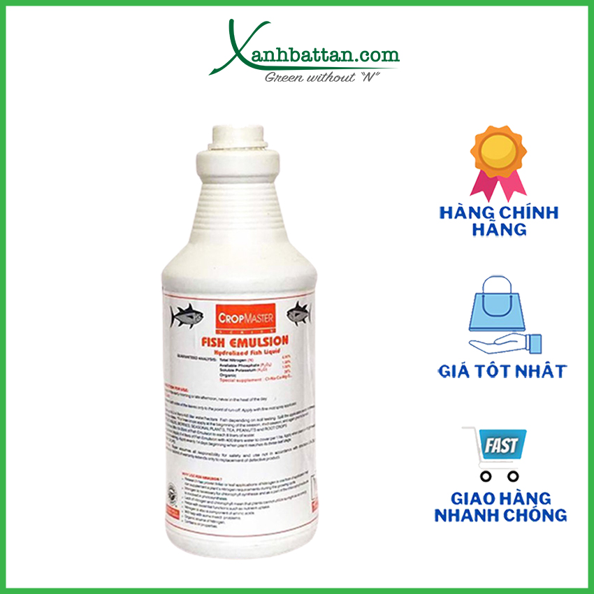 Đạm Cá Thủy Phân Fish Elmusion Nhập Khẩu Chai 1 Lít
