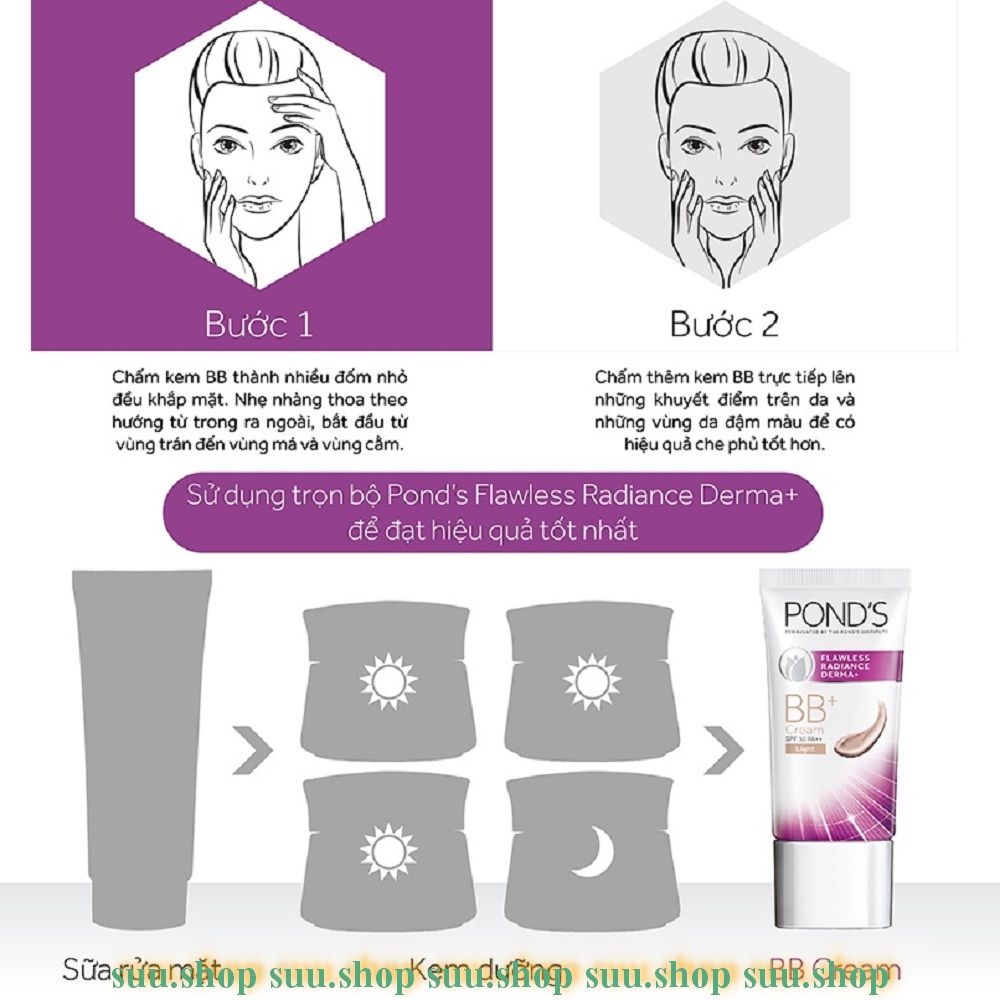 Kem BB Ponds 25g Flawless Radiance Derma+