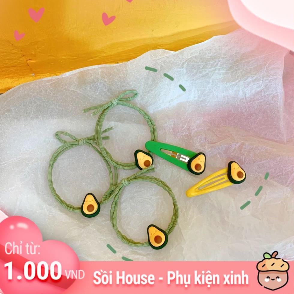 Phụ kiện tóc trái bơ dễ thương HOT TREND