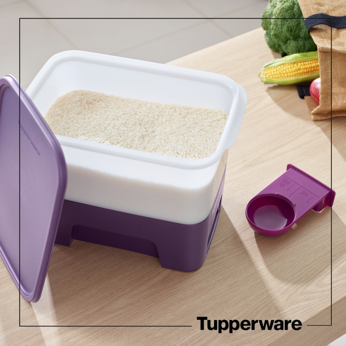 Thùng gạo Rice Smart Junior 5kg - Tupperware