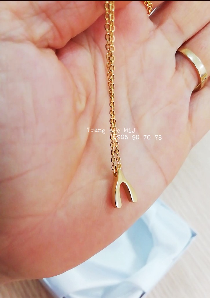 DÂY CHUYỀN TITAN KIỂU MẠ VÀNG