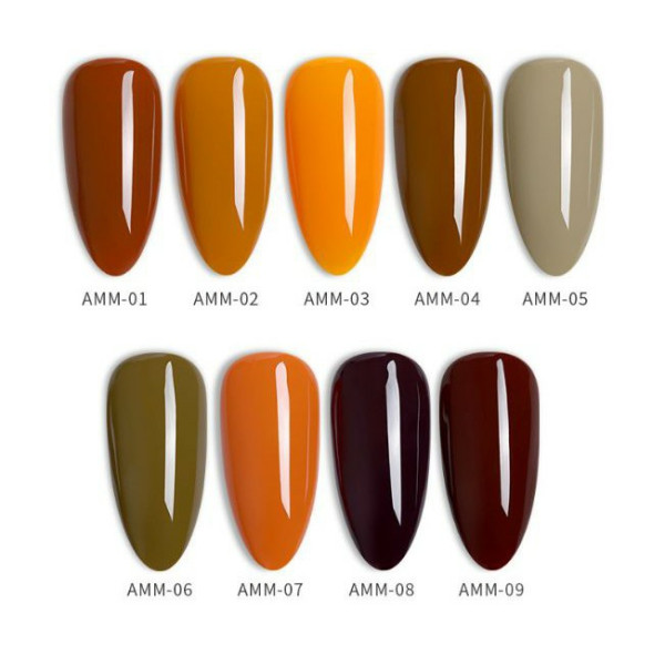 [HCM]Sơn Gel As mã AMM 15ML - Chai đỏ