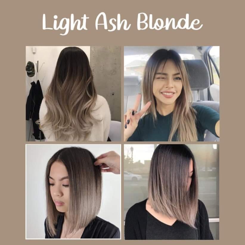 Kem Nhuộm Tóc Tại Nhà Màu Xám Khói 8.11 Light Ash Blonde Hair Color Cream