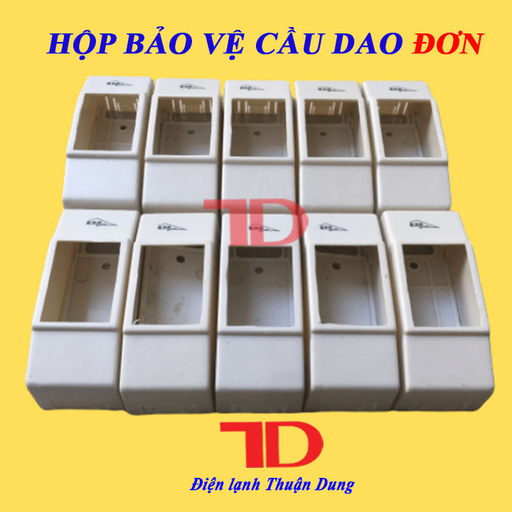 Combo 10 hộp CB cóc, hộp bảo vệ cầu dao đơn
