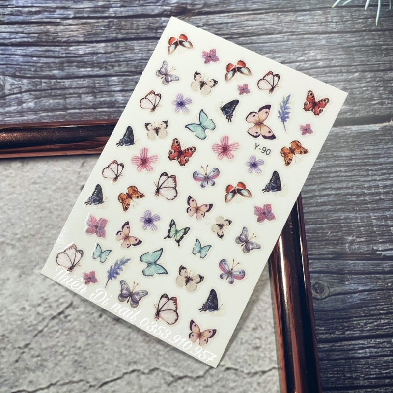 Stick trang trí móng hoạ tiết siêu đẹp, siêu độc, stick dán móng MOON NAIL