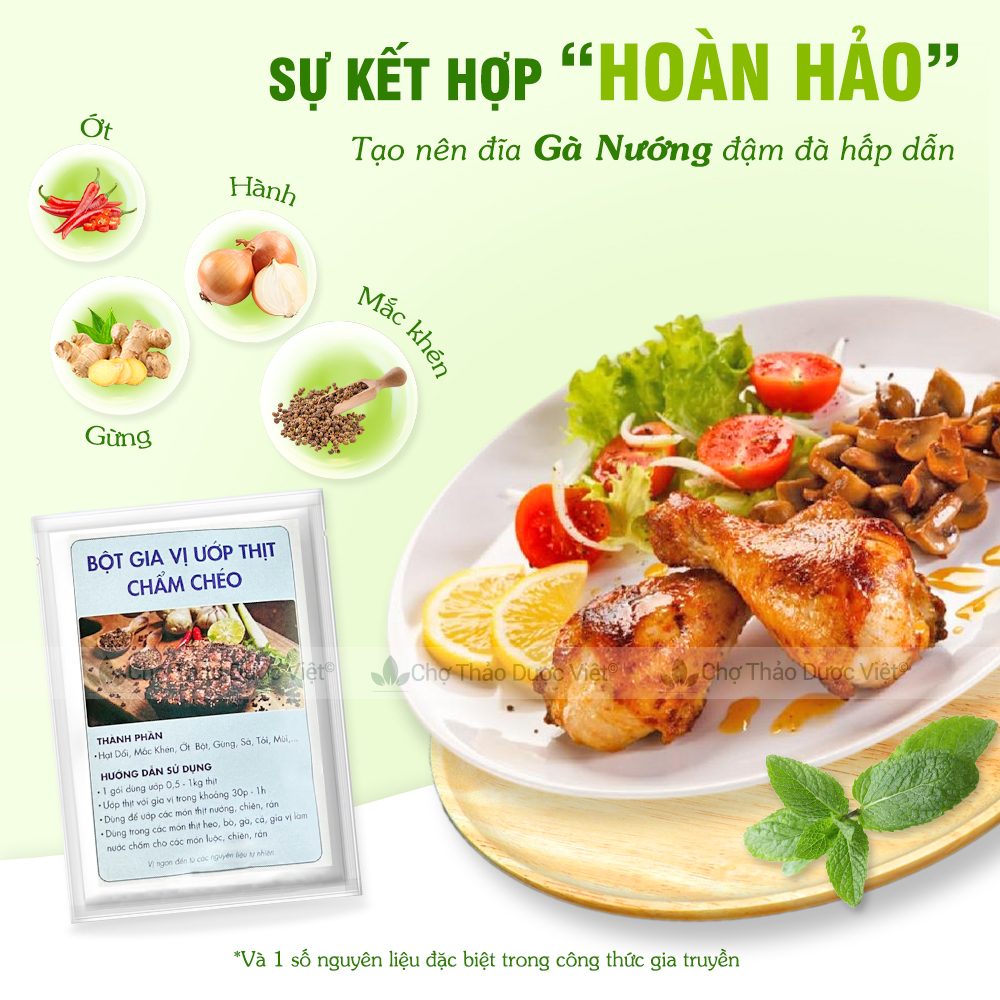 Bột Ướp Thịt Chẩm Chéo